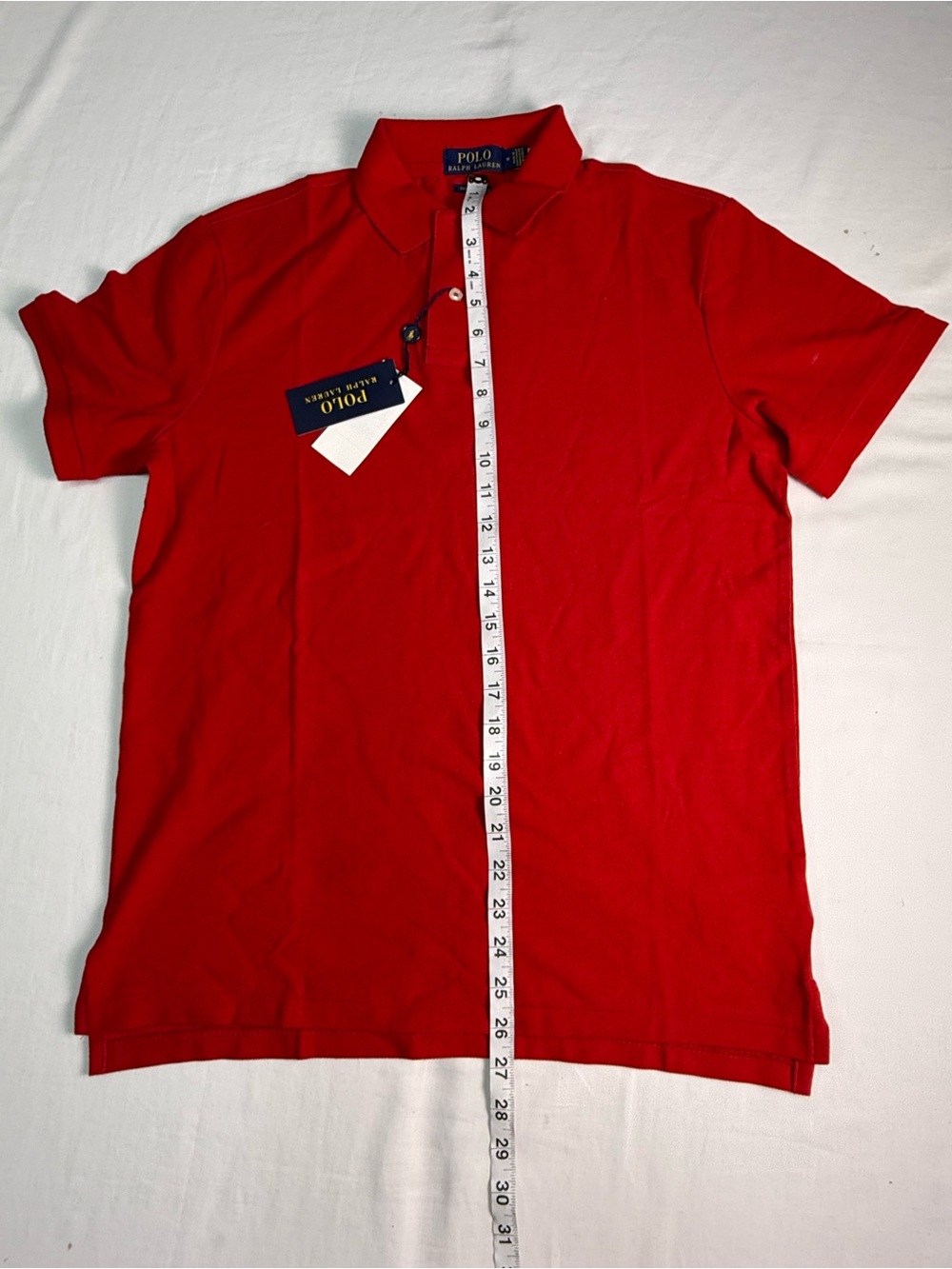 polo Ralph Lauren Men’s Classic Fit 100% Cotton Mesh Polo Sz MM Solid Red $115